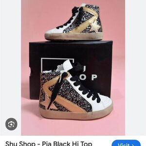 Girls Shu shop size 8 designer sneakers